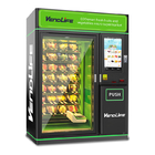 220V Automatic Hot Food Vending Machine Microwave Equipped DEX System