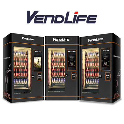 Beer Red Wine Whiskey Vending Machine With Elevator 900W 110V