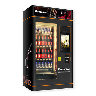 220V Wine Vending Machines  , 900W Moet Alcoholic Drink Vending Machine